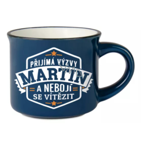 Albi Espresso hrneček Martin - Přijímá výzvy a nebojí se vítězit 45 ml