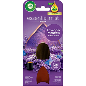 Air Wick Essential Mist Refill Lavender Meadow & Bluebells - Levandulová louka a modré kvítky osvěžovač vzduchu náhradní náplň 20 ml