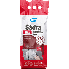 HET sádra bílá, 3 kg HET sádra bílá, 3 kg