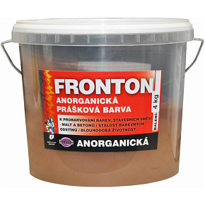 Fronton prášková barva do stavebních směsí malt a betonů, 0281 tmavě hnědá, 4 kg Fronton prášková barva do stavebních směsí malt a betonů, 0281 tmavě hnědá, 4 kg