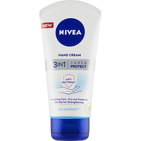 Nivea 3v1 Care & Protect krém na ruce, 75 ml