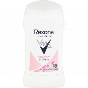 Rexona Biorythm antiperspirant deodorant stick pro ženy 40 ml