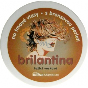 Bione Cosmetics Brilantina na tmavé vlasy s bronzovou perletí 60 ml