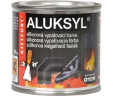Aluksyl Silikonová vypalovací barva Černá 0199 80 g