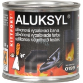 Aluksyl Silikonová vypalovací barva Černá 0199 80 g