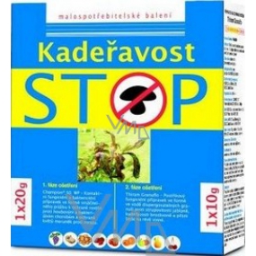 Kadeřavost Stop dvoufázový přípravek na ochranu rostlin 1x20 g + 1x10 g