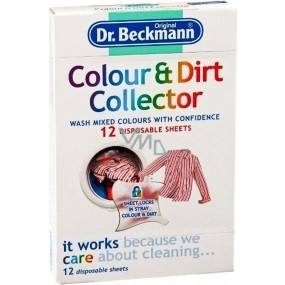 Dr. Beckmann Colour&Dirt Collector lapač barev a špíny 10 kusů