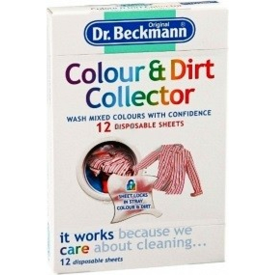 Dr. Beckmann Colour&Dirt Collector lapač barev a špíny 10 kusů