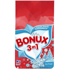 Bonux Ice Fresh 3v1 prací prášek 60 dávek 4,5 kg