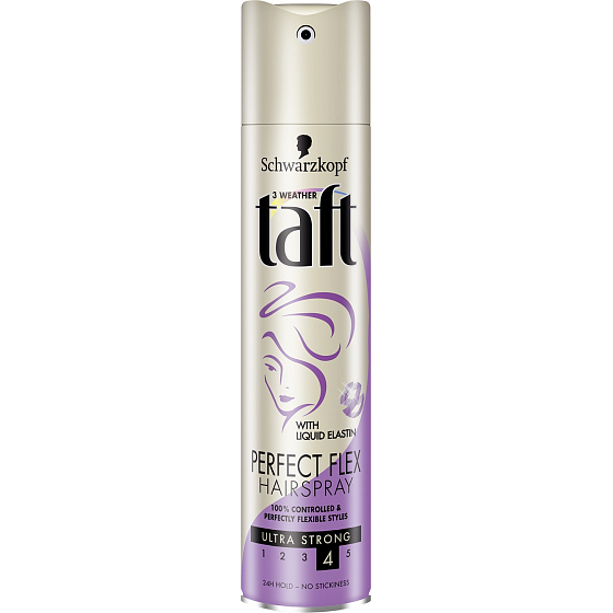 Taft Perfect Flex ultra silná fixace a flexibilita lak na vlasy 250 ml