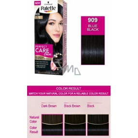 Schwarzkopf Palette Perfect Color Care barva na vlasy 909 Modročerný