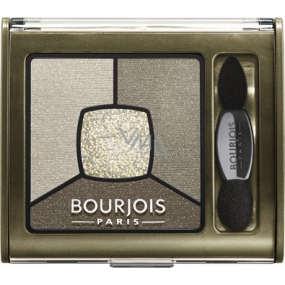 Bourjois Smoky Stories Quad Eyeshadow Palette oční stíny 04 Rock This Kaki 3,2 g