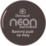 Dermacol Neon Hair Powder barevný pudr na vlasy 08 Black With Glitters 2,2 g