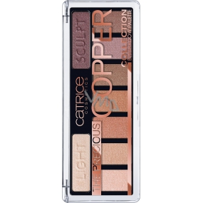 Catrice The Precious Copper Eyeshadow Palette paleta očních stínů 010 Metallux 10 g