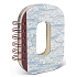 If Alphabooks Note Books Zápisník ve tvaru písmena O 91 x 14 x 124 mm