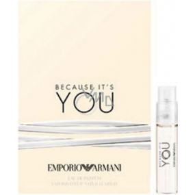 Giorgio Armani Emporio Because Its You parfémovaná voda pro ženy 1,2 ml s rozprašovačem, vialka