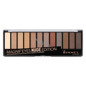 Rimmel London Magnifeyes Paleta očních stínů 001 Nude Edition 14,16 g