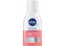 Nivea Caring Eye Make-up Remover dvoufázový olejový odličovač očí a make-upu 125 ml