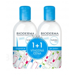 Bioderma Hydrabio H2O zvlhčující micelární voda 2 x 250 ml, duopack