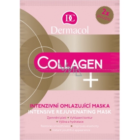 Dermacol Collagen Plus Intensive Rejuvenating intenzivní omlazující pleťová maska 2 x 8 ml