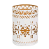 WoodWick White Snowflake svícen na petite svíčku, 68 x 95 mm