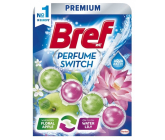 Bref Perfume Switch Floral Apple & Water Lily WC blok s vůní jablka a lilie efekt změny vůně 50 g