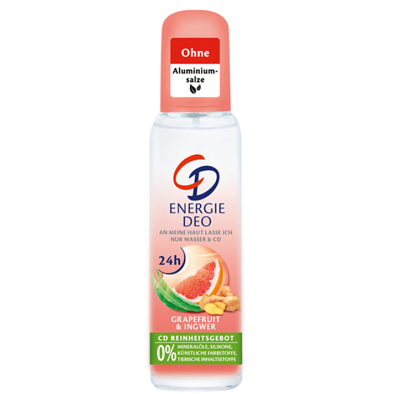 CD Grep a zázvor tělový deodorant sklo pro ženy 75 ml
