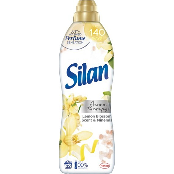 Silan Aromatherapy+ Lemon Blossom Scent & Minerals koncentrovaná aviváž 32 dávek 800 ml