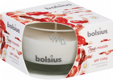 Bolsius True Moods Get Cosy Baked Apple & Cinnamon - Pečené jablko a skořice vonná svíčka ve skle 90 x 63 mm