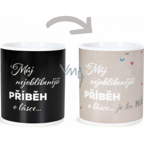 Albi Měnící hrnek svatební Příběh o lásce 310 ml