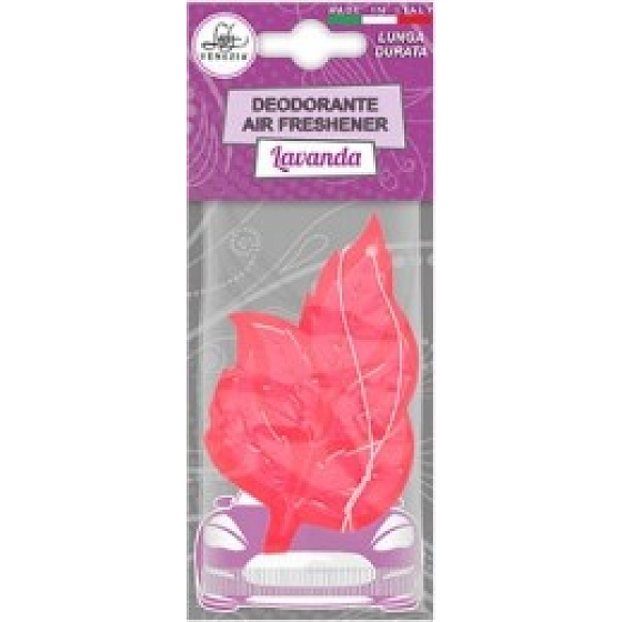 Lady Venezia Deodorant Air Freshener Lavanda - Levandule osvěžovač vzduchu závěsný do auta 1 kus