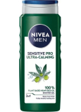 Nivea Men Sensitive Pro Ultra Calming 3v1 sprchový gel na tělo, tvář a vlasy 500 ml