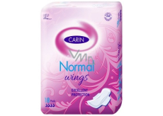 Carin Normal Wings hygienické vložky s křidélky pro normální menstruaci 18 kusů