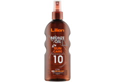 Lilien Sun Active Bronze Oil SPF10 voděodolný olej na opalování 200 ml