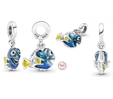 Charm Sterlingové stříbro 925 Disney Hledá se Nemo - Dory, přívěsek na náramek