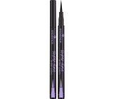 Essence Super Fine tekuté oční linky s ultrajemným hrotem 01 Deep Black 1 ml