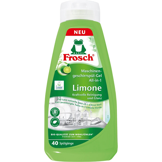 Frosch Eko All-in-1 Limetka gel do myčky, 650 ml
