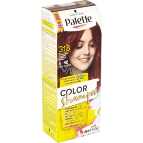 Schwarzkopf Palette Color Shampoo barva na vlasy 318 Intenzivní červený