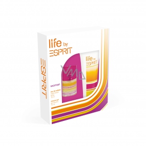 Esprit Life by toaletní voda 15 ml + sprchový gel 75 ml, pro ženy dárková sada