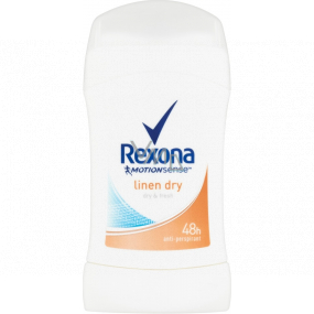 Rexona Dry Linen Dry antiperspirant deodorant stick pro ženy 40 ml