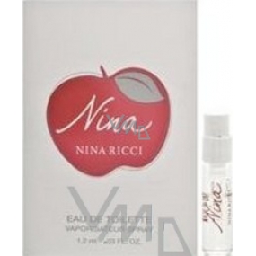 Nina Ricci Nina toaletní voda pro ženy 1,2 ml s rozprašovačem, vialka