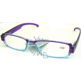 Berkeley Čtecí dioptrické brýle +3,50 fialovomodré CB02 1 kus MC2076