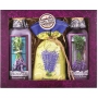 Bohemia Gifts Lavender La Provence sprchový gel 100 ml + Olejová lázeň 100 ml + sůl do koupele 150 g, kosmetická sada