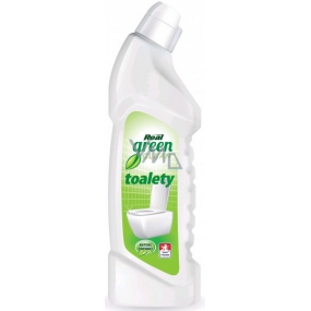 Real Green Clean Toalety gelový prostředek na toalety a koupelny 750 g