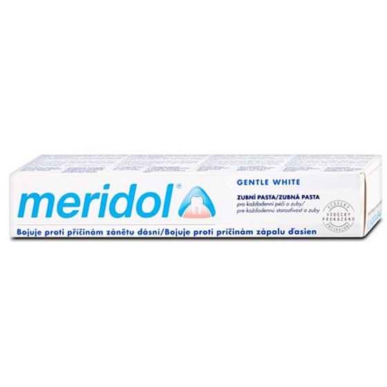 Meridol Gentle White zubní pasta proti příčinám zánětu dásní 75 ml