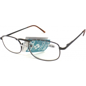 Berkeley Čtecí dioptrické brýle +1,0 hnědé kov CB02 1 kus MC2005