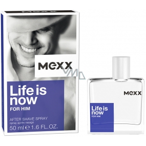 Mexx Life Is Now for Him voda po holení 50 ml