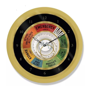 Epee Merch Harry Potter Emergency nástěnné hodiny 25 cm
