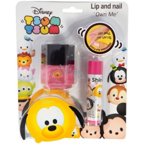 Disney Tsum Tsum Lak na lehty + lesk na rty Own Me, kosmetická sada pro děti
