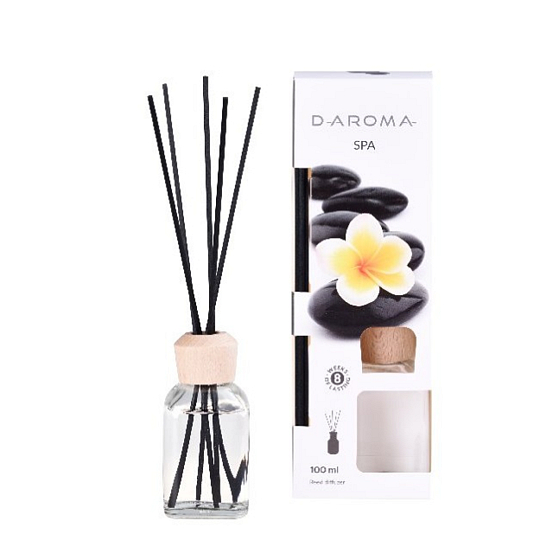 D-Aroma- Aroma Spa - Lázně aroma difuzér s tyčinkami pro postupné uvolňování vůně 100 ml